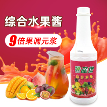 jia nan comprehensive fruit sauce composite comprehensive juice guo wei jiang fruit tea tea shop origin concentrated 1 2kg