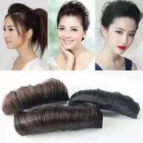  Wig pad hair root tie half meatball head plate hair device headdress female lazy hairpin Princess head fluffy tie hair increase