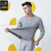 (Light Extravagant Class) pure cashmere lingerie suit mens warm underwear winter thin womens pure cashmere cashmere autumn clothes and autumn pants