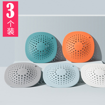 Sewer floor leak cover insect sink filter silicone toilet bathroom floor drain hair anti-blocking artifact