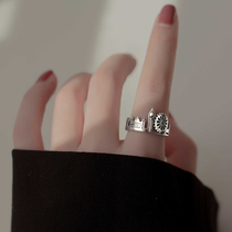 2021 new non-fading ring female Korean fashion personality light luxury niche design ring adjustable ins tide