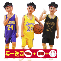 Lakers No 24 No 8 Kobe jersey Childrens basketball suit suit Men and women treasure primary school students kindergarten class suit customization