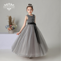 Girls high-end dress girl piano performance dress