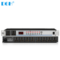 DGH Professional 10-way power sequencer 8-way manager socket sequence controller air switch with filter