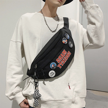 Mens bag day series Chaobots Breasts Trend Diagonal Satchel Students Sports Purse Casual Fashion Single Shoulder Bag