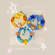 Kitty Neckline Pets Handmade New Year Saliva RABBIT Neck Rings Wool puppies Small dogs Woven Scarf for Neck Accessories