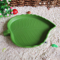  (6 types of Mengmeng dishes)Pet hermit crab water feeder Food basin Drinking bowl Amphibious songworm small crawling pet supplies