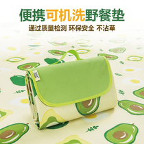 Waterproof picnic mat outdoor mat moisture-proof mat spring outing beach mat folding picnic cloth mat lawn machine washable