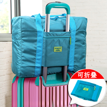 Hustable luggage storage bag waterproof foldable travel portable travel bag large capacity tote bag yoga bag