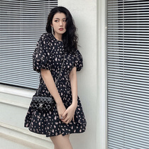 First love dress summer 2021 New High feel tea break thin belly cover temperament flower small chic skirt