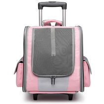 Pet Pull Lever Box Cat Bag Out Portable Bag Cat Cage Classic Breathable Double Shoulder Bag Pooch Backpack Kitty Supplies