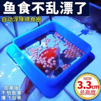 Fish tank feeder fish feeding circle small fish guppies feeding ring hand floating fish grain feed feeding ring