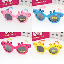 Children piggy page sun glasses boys and girls sunglasses baby cartoon sunglasses anti ultraviolet girl polarized