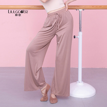 Liu Ge dance pants womens form clothes loose summer modern dance practice clothes Chinese dance straight tube practice pants