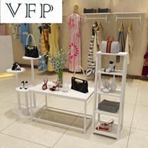Window display rack Shoe store display cabinet Shoe shelf wooden booth Supermarket shopping mall display rack Bag booth display cabinet