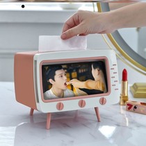 Seventeen does not sell books ins the same cute TV tissue towel smoking mobile phone holder storage box desktop ornaments