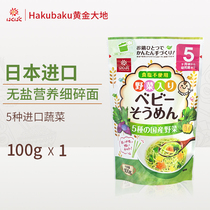 (Temporary) Golden Earth baby noodles vegetables fruits and vegetables noodles baby pasta childrens broken noodles