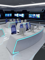 Customized command center console Dispatching station Monitoring station Modern command station Security furniture table Grid command station