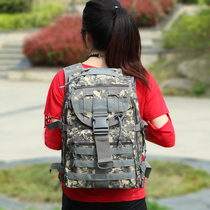 Wolf Stone outdoor military fan mountaineering camouflage backpack Field tactical backpack Hiking male and female students school bags