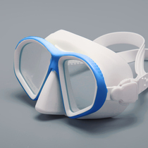 Swimming goggles diving glasses male and female children large frame swimming glasses Learn swimming Childrens equipped waterproof and nasal anti-choking water