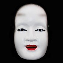 Noh face mask cos Noh ghost drama props Tengu Nichiren drama Resin red Prajna Sun Jiro Noh drama mask