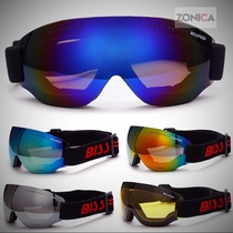 Adult childrens ski glasses Anti-fog anti-sand professional ski goggles Men and women riding snow single and double board goggles