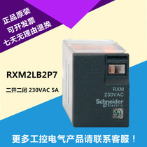Schneider two open two closed relay Schneider RXM 230VAC RXM2LB2P7 5A 8 feet