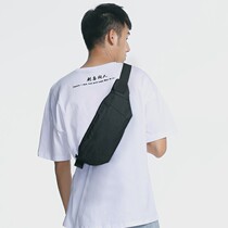Fanny pack Sports shoulder crossbody multi-function chest bag Street mens single small backpack Canvas mobile phone trend running fitness bag