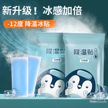 Ice Cold Sticker Summer Season Cooling Theorist Students Dorm Heat Stroke Heat Stroke Ice Sticker Cool Sticker phone Withdrawal Heat Dissipation Sticker