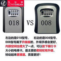 Key box hotel cats eye decoration big door lock password key box warehouse double open door spare multi-purpose storage