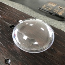 Acrylic 5 up for shooting diameter 7CM9CM11CM flat round ball Christmas decorations transparent hollow flat ball