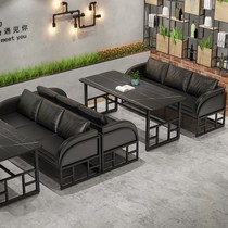  Industrial style bar Clear bar Cafe Deck sofa Western restaurant Bistro Music dining bar Table and chair commercial combination