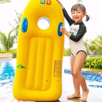 Childrens floating drainage upper play water toy sitting on a floating board inflatable surfboard floating-bed swimming swimming ring waterboard 