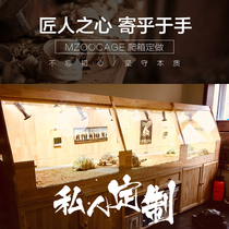 Private custom imported oak OSB crafter box climbing box land turtle box custom-made custom-free installation