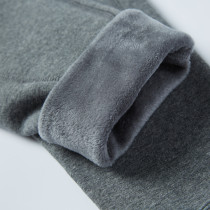 (Cavet warm pants) Spring-autumn winter mens pure color thickened autumn pants mens elastic cotton pants close-fitting underpants