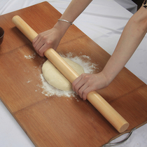 Solid Wood Rolling pin large small dumpling skin household 1 m catch stick rolling noodle baking tool