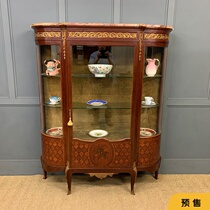 European antique old furniture ornaments Shanghai style second-hand Display Display side cabinet British old objects display cabinet collection