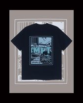 LIFE CAVEMPTC E C4V 3MPT T Day Department Abstract Digital double-sided printed short sleeve T-shirt male and female