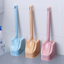Toilet brush with base without dead corner household toilet toilet brush set washing toilet artifact brush long handle cleaning brush