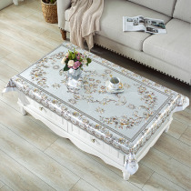 PVC coffee table tablecloth waterproof and oil-proof non-washing tea table mat tea table towel dust cover cloth table cloth dining table cloth