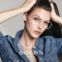 BOLON Tyrannosaurus myopia glasses double beam large frame eyeglass frame β titanium material eyeglass frame BT6001 for men and women