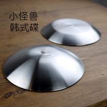 Monster 304 stainless steel flavor saucer sauce sauce dip dip dish before dinner dish household snack dish