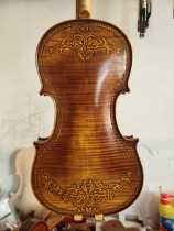 High-end handmade violin European material hand-carved violin high-grade handmade 4 4 violin