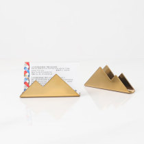 ins style exquisite business office desktop decoration wrought iron office business card box decoration creative business card holder high-end