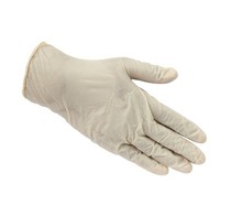  Lakeland 8204PF disposable latex gloves(powder-free)with texture at the fingertips is more conducive to grip