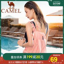 Camel swimming backpack men and women dry and wet separation waterproof storage bag sports bag fitness yoga swimming bag shoulder bag