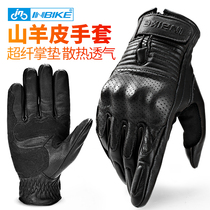 INBIKE retro motorcycle gloves male locomotive summer Four Seasons Cycling Anti-fall breathable Knight equipment