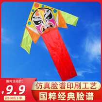 2020 new Facebook kite cartoon children's kite large adult triangle kite breeze easy to fly