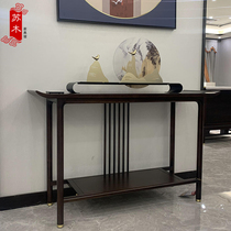 Entrance table New Chinese style case Wujin wood entrance entrance table end view table solid wood for table Chinese entrance cabinet customization