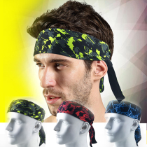 Wild expert tie-up street color headscarf sports hair band men and women sweat sweat-proof fitness basketball running headband